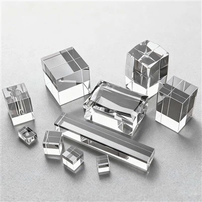 Cubo de Cristallo Blanco de Qualitæ Erta pe l'incixon Laser